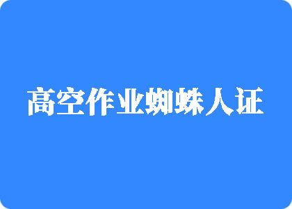 日逼视频免费高空作业蜘蛛人证